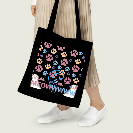 Meowwwww Print Tote Bag